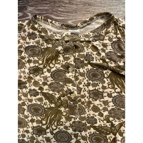 Kate Quinn Firebird Henley Longsleeve Shirt - Picture 2 of 5